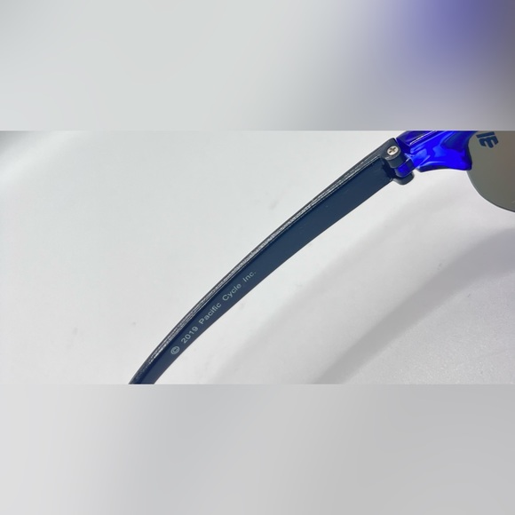 Mongoose MG02 8888 Blue Oval Half-Rim Sunglasses Frames - Picture 8 of 8